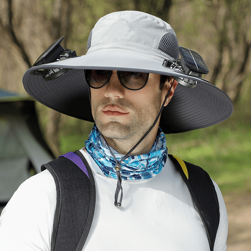 ??Best father¡®s Day Gifts?2025 New Ultralight Solar Fan Sun Hat ¨C Lighter Than a Baseball!?(Only 11oz)£ºJapanese Design