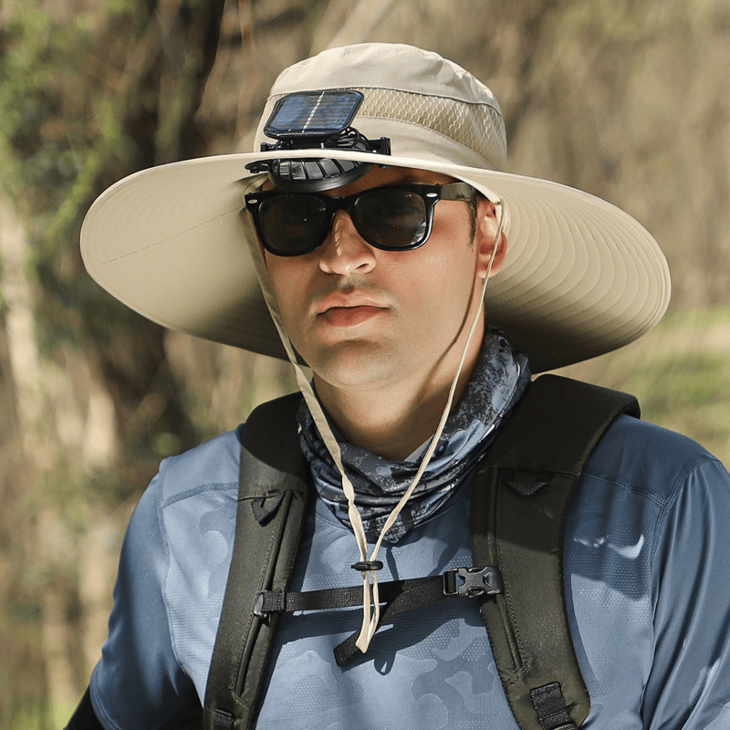 ??Best father¡®s Day Gifts?2025 New Ultralight Solar Fan Sun Hat ¨C Lighter Than a Baseball!?(Only 11oz)£ºJapanese Design