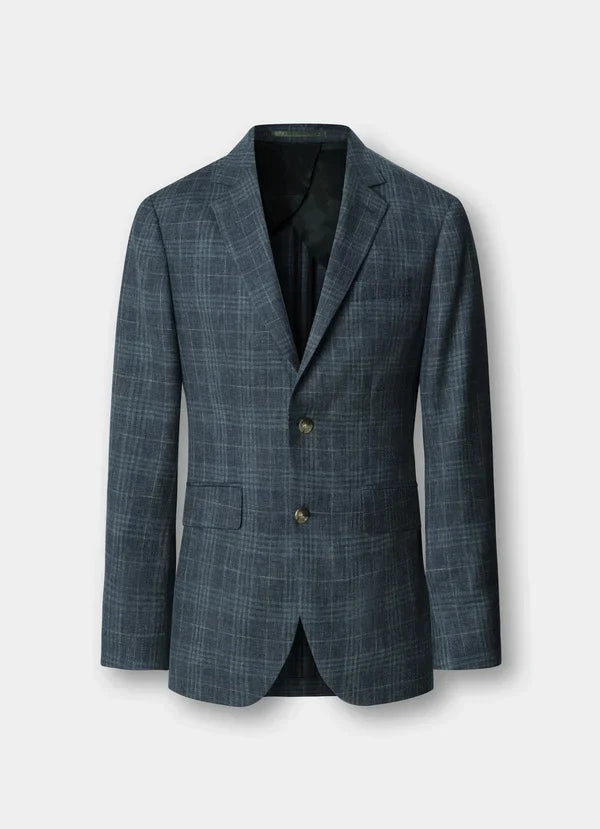 Wool Check Blazer
