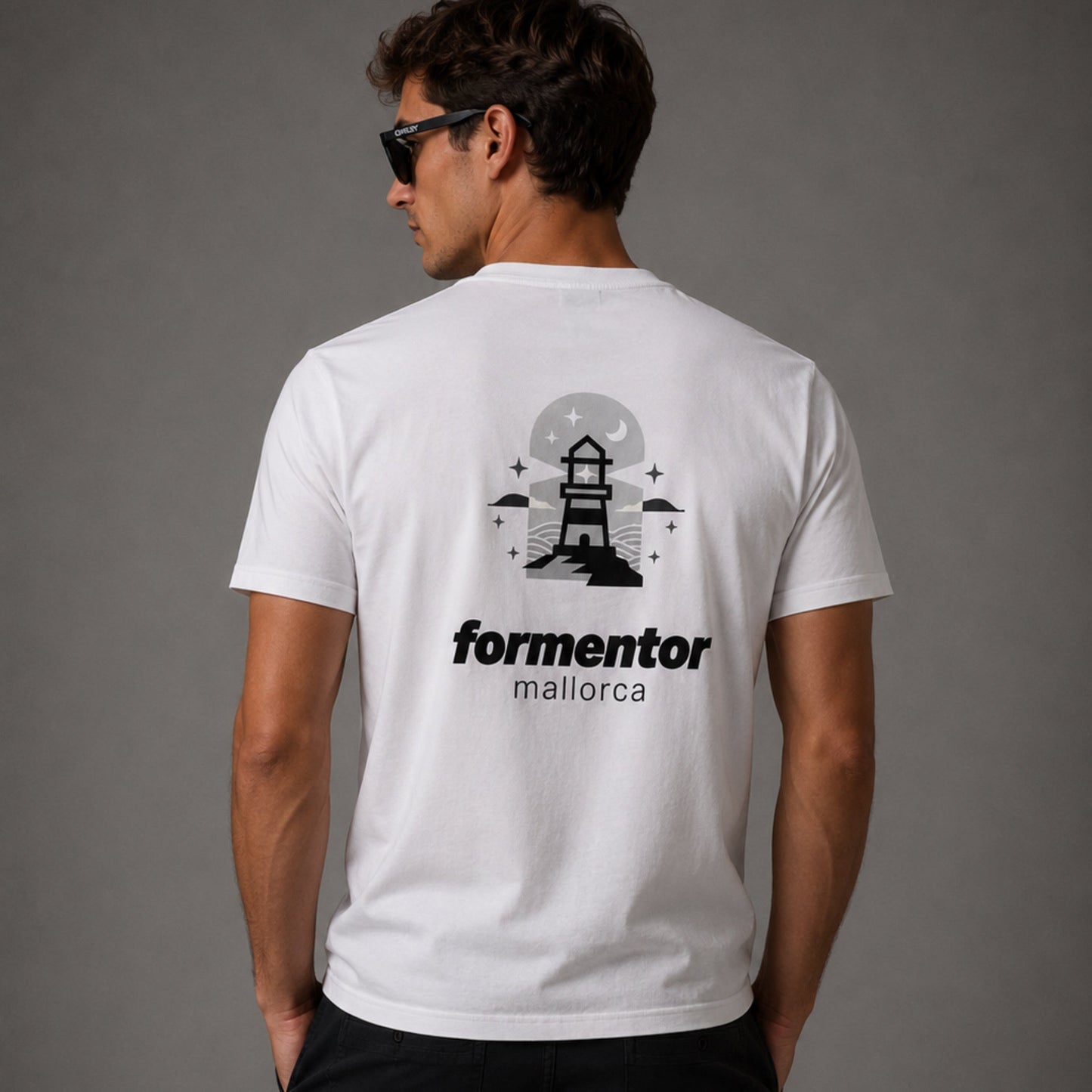 Mallorca Lighthouse Whiteout T-Shirt