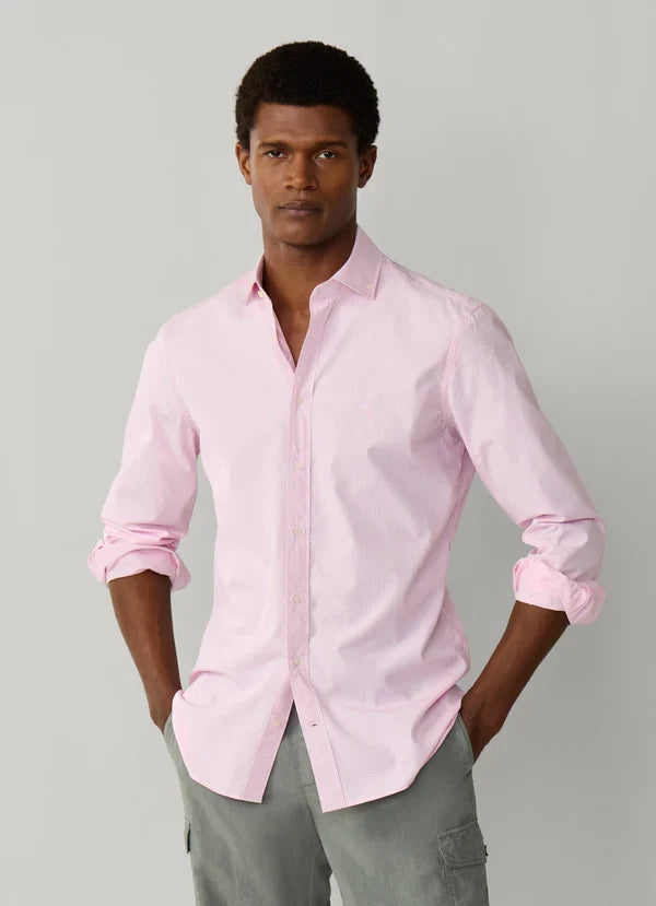 Tailored Fit City Gingham Poplin Shirt
