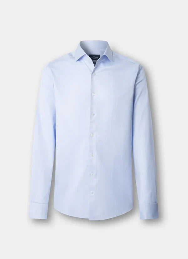 Tailored Fit Formal Herringbone Shirt