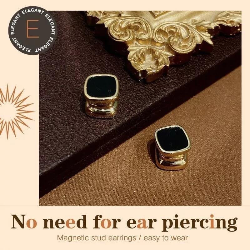 Magnetic Diamond Double-sided Stud Earrings(Left Ear + Right Ear)