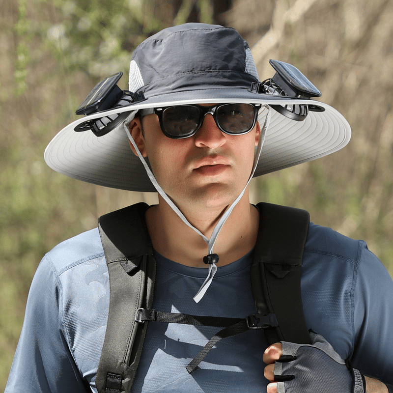 ??Best father¡®s Day Gifts?2025 New Ultralight Solar Fan Sun Hat ¨C Lighter Than a Baseball!?(Only 11oz)£ºJapanese Design