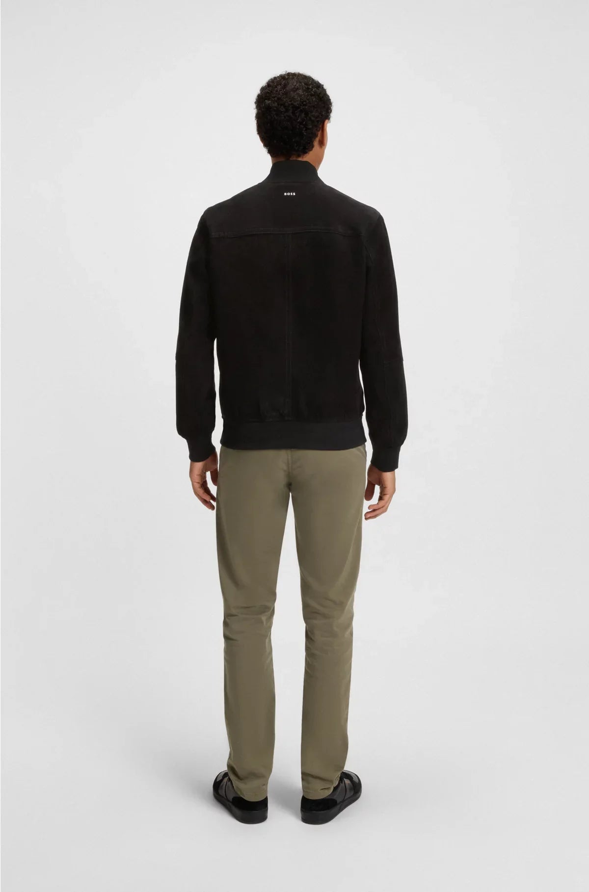 REGULAR-FIT JACKET IN SUEDE