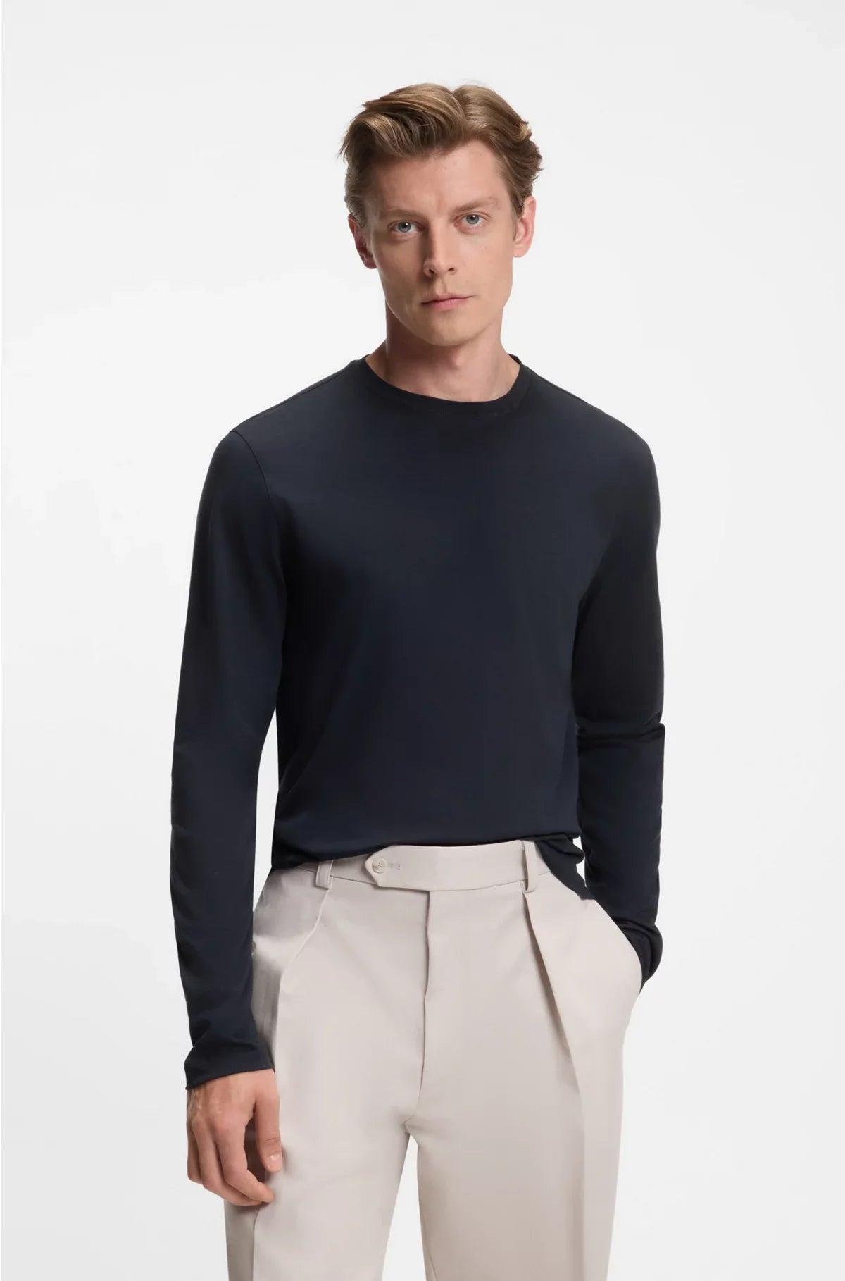 T-SHIRT IN MERCERISED COTTON