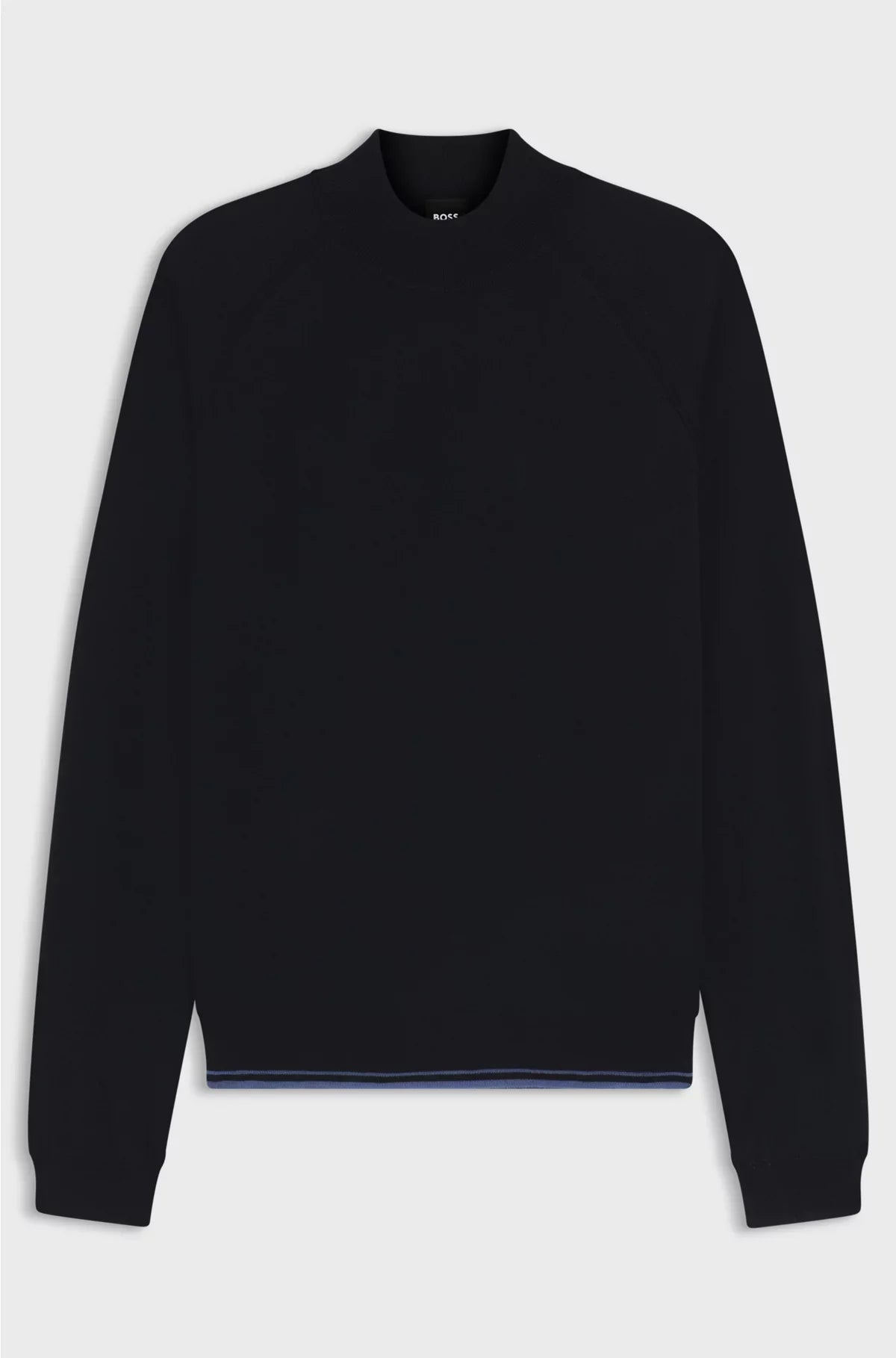 WOOL-BLEND SWEATER WITH MOCK NECK