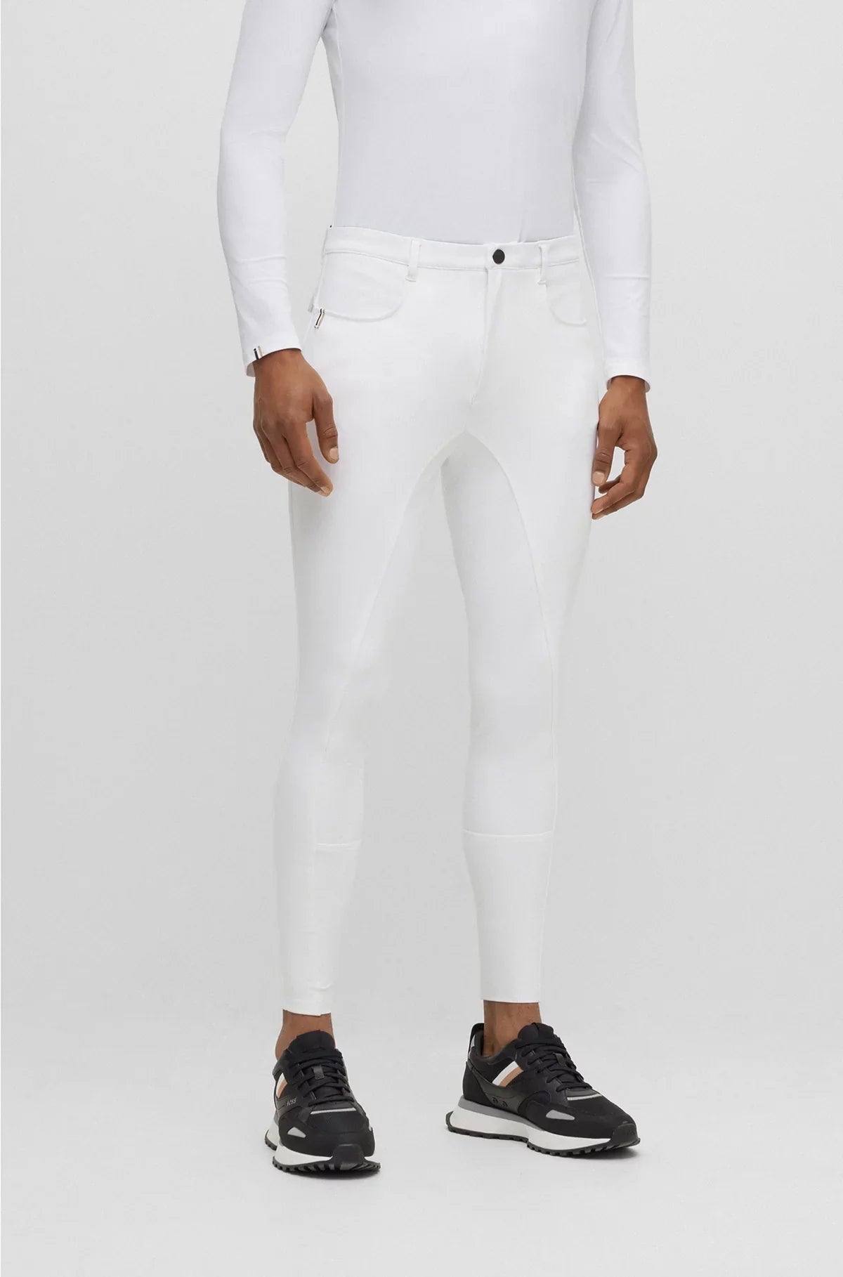 EQUESTRIAN FULL-GRIP BREECHES IN POWER-SPORT FABRIC