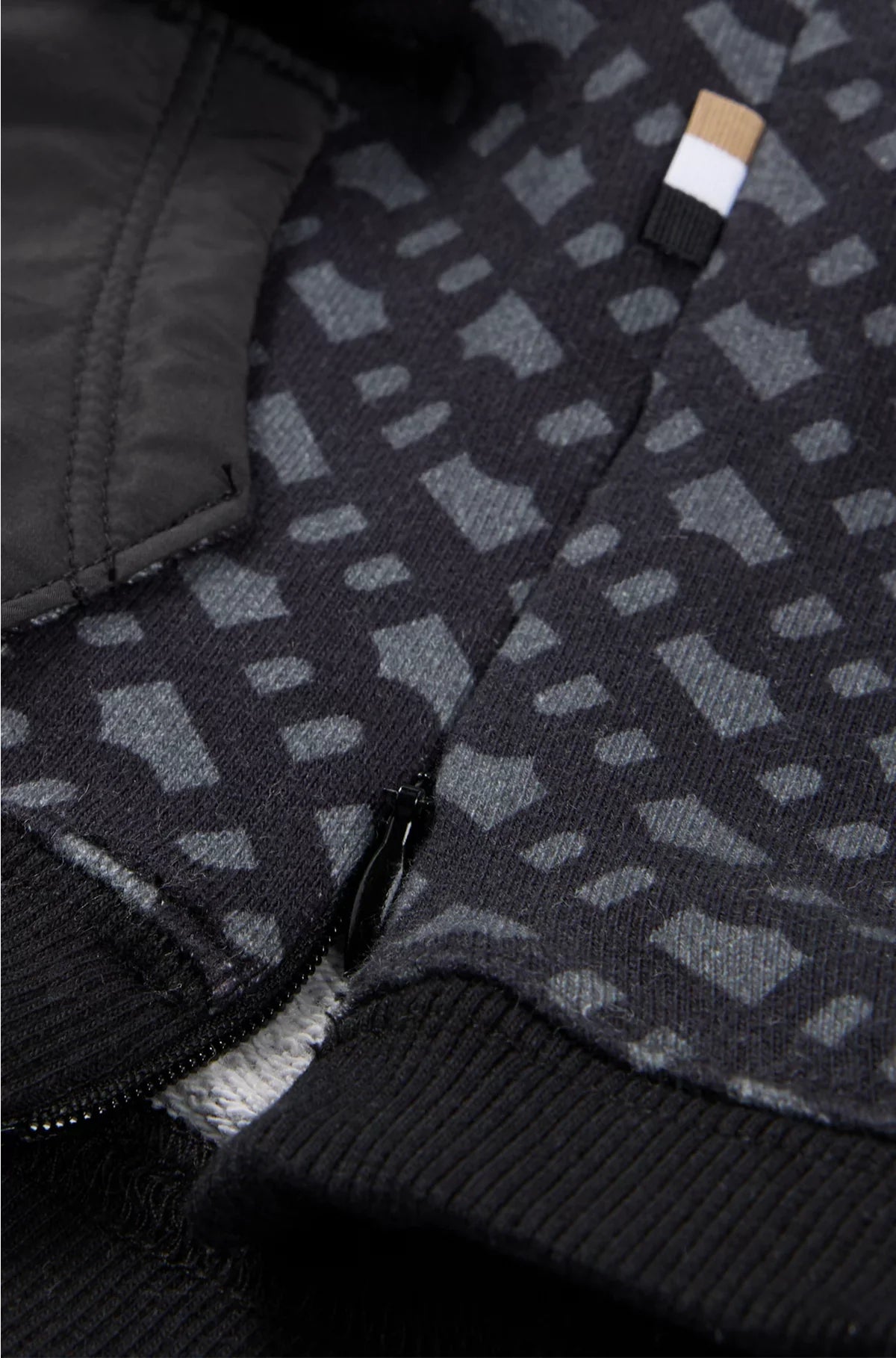 DOG HOODIE WITH MONOGRAM PATTERN