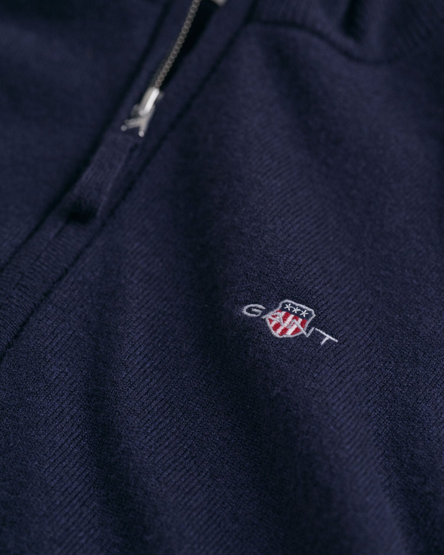 Superfine Lambswool Zip Cardigan