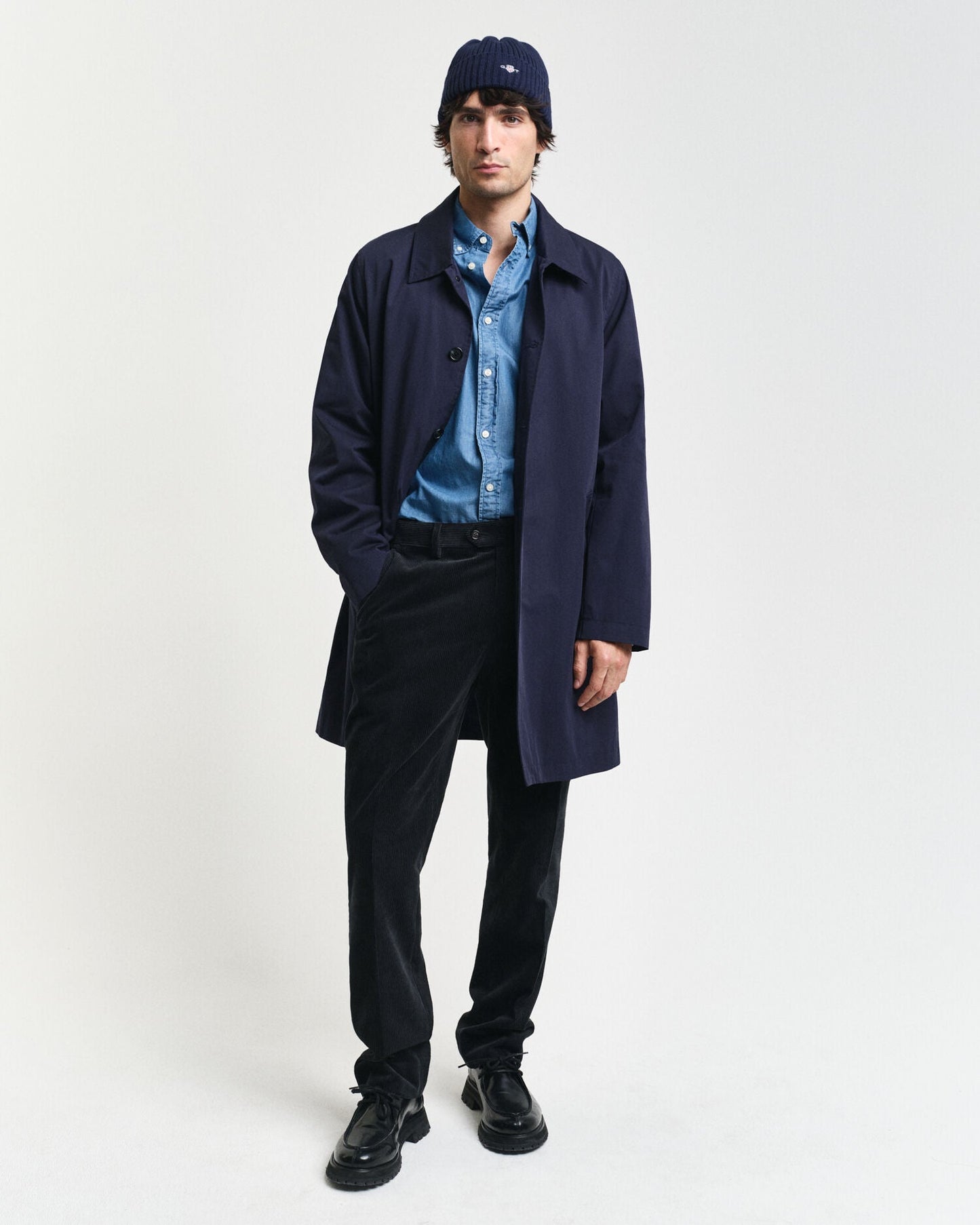 Slim Fit Indigo Shirt