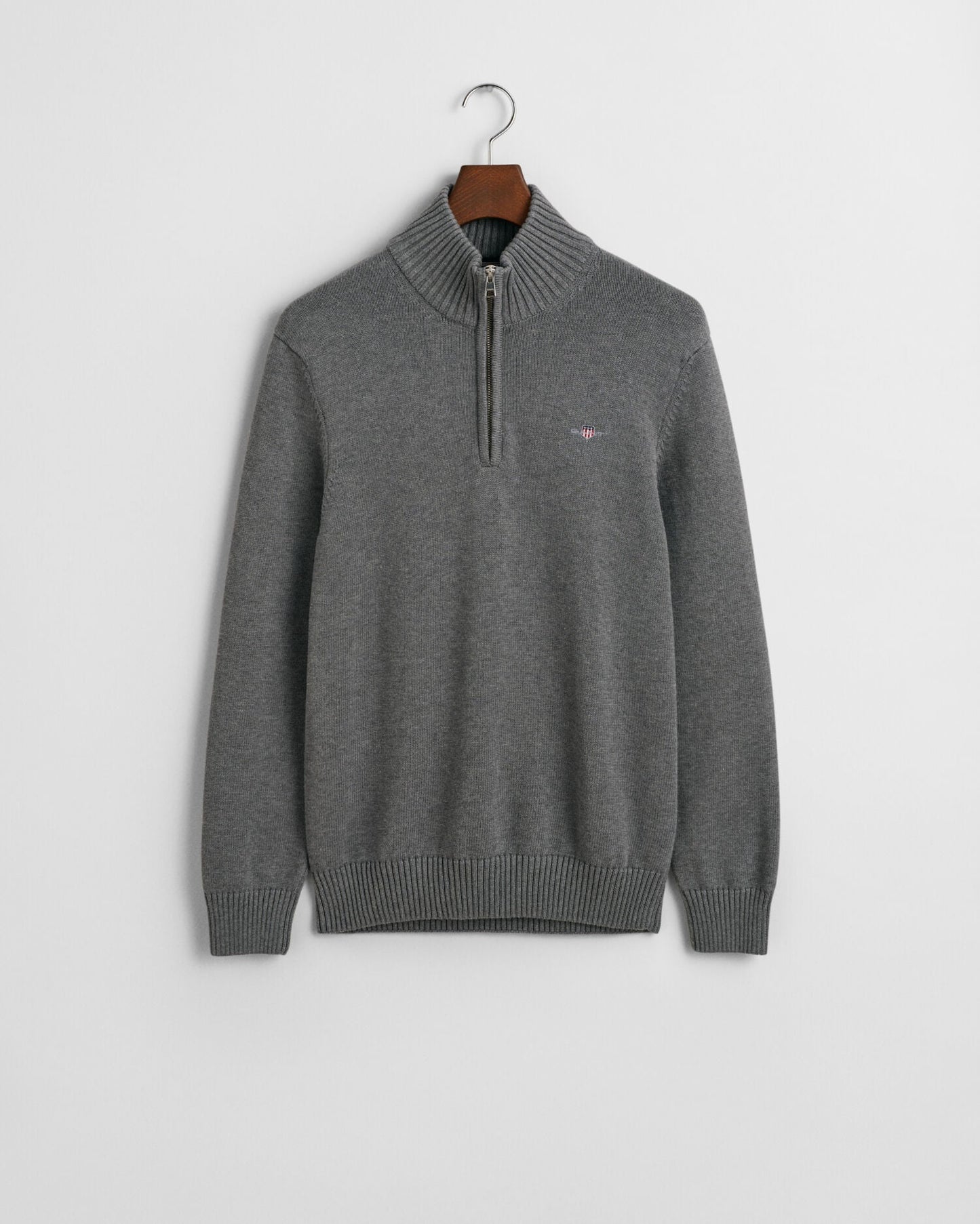 Casual Cotton Half-Zip Sweater