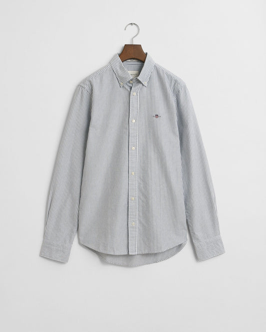 Slim Fit Banker Stripe Classic Oxford Shirt