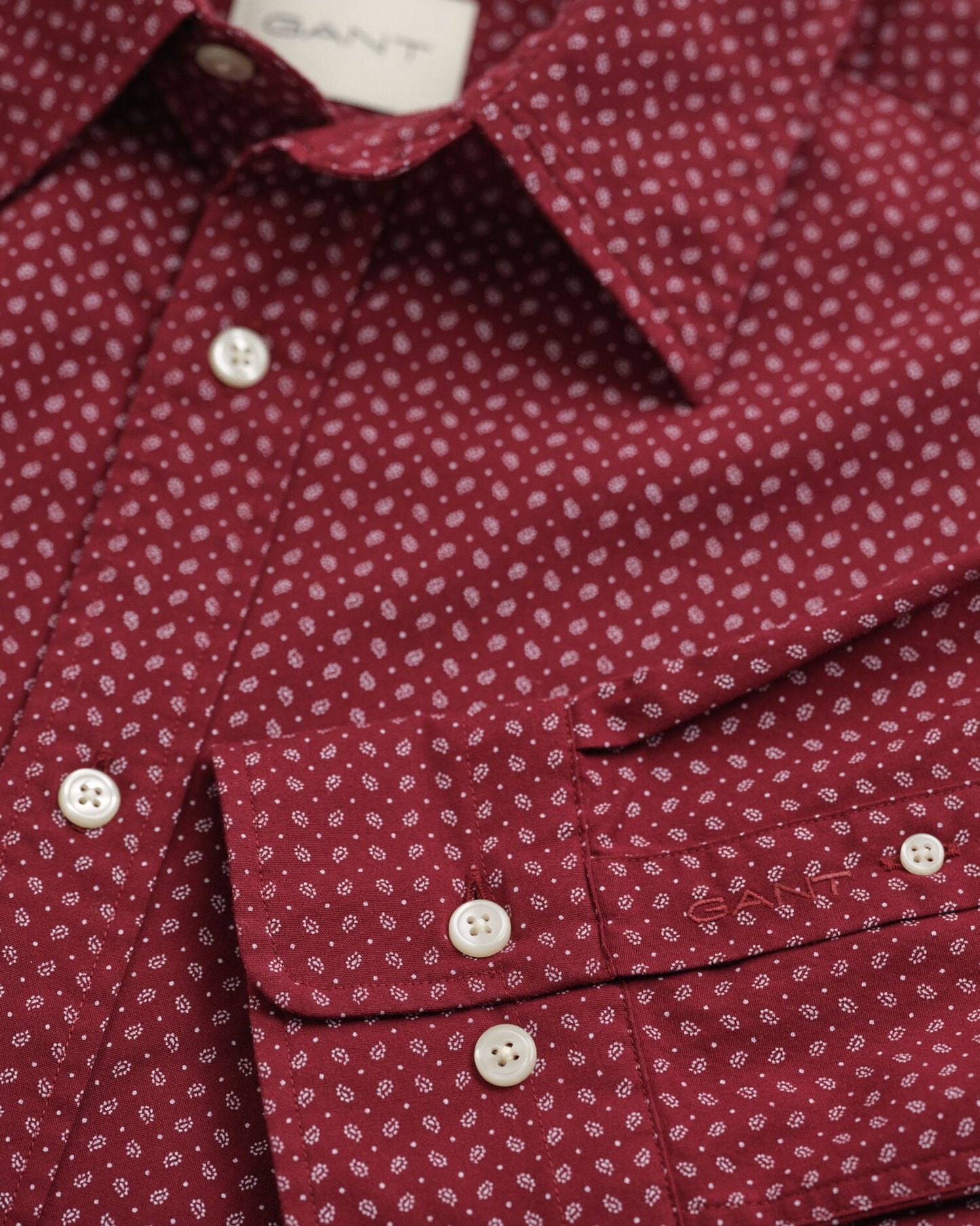 Regular Fit Micro Print Shirt