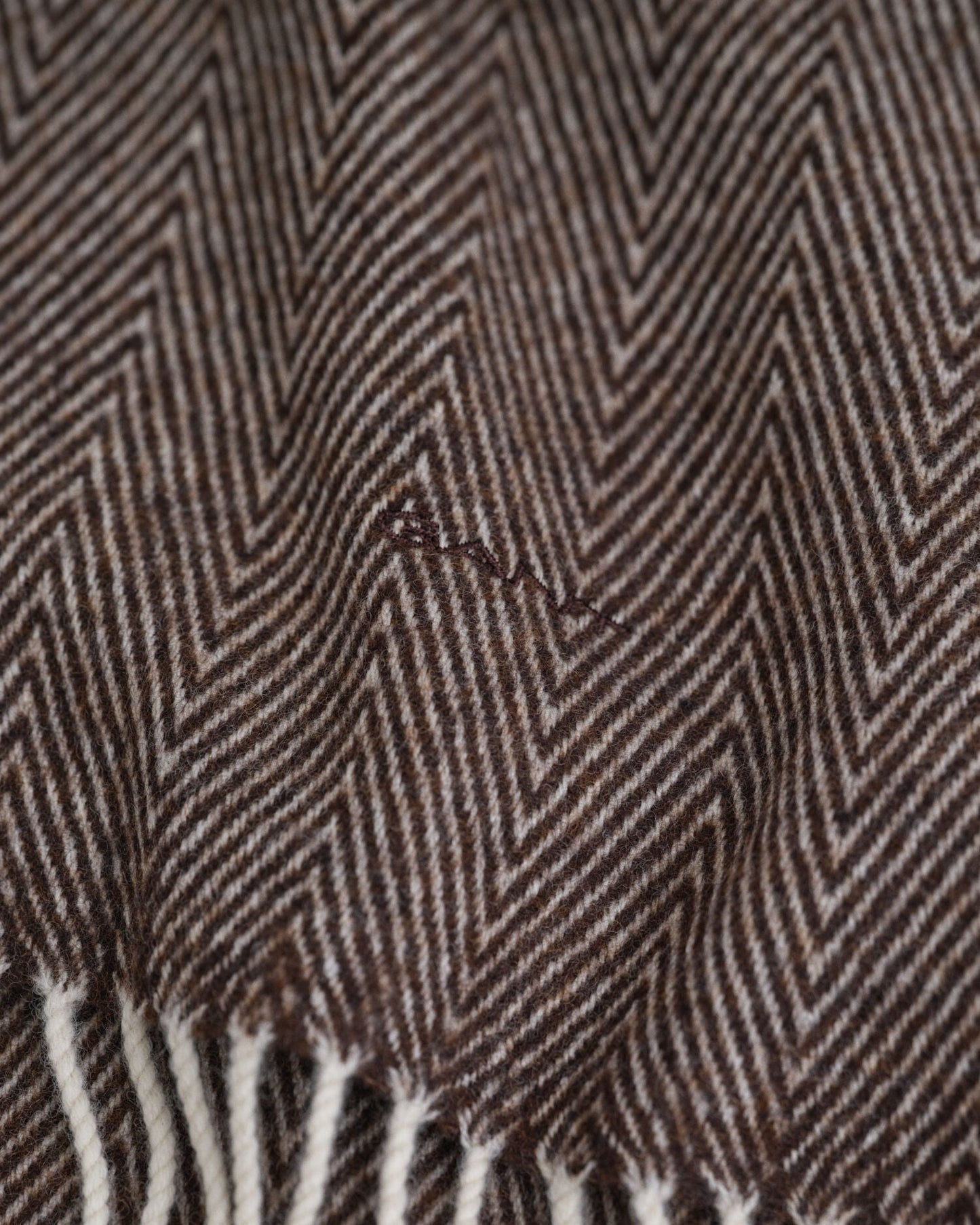 Wool Herringbone Scarf