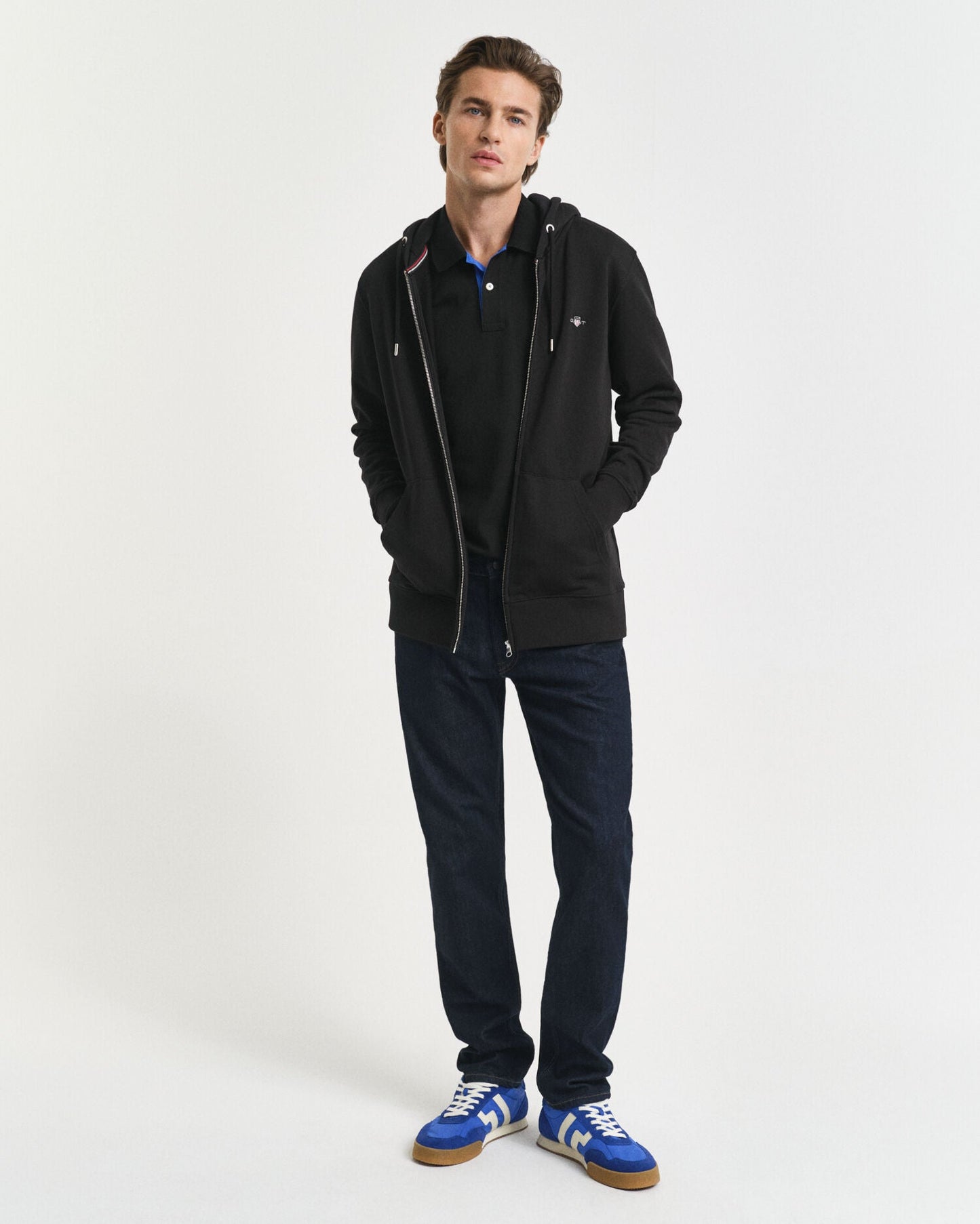 Contrast Pique Polo Shirt