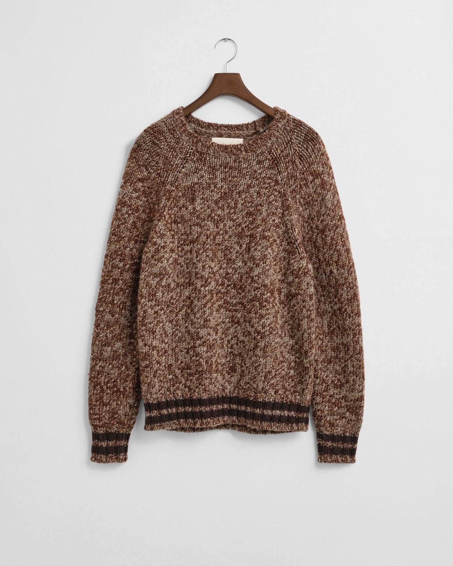 M¡§|lange Wool Crew Neck Sweater