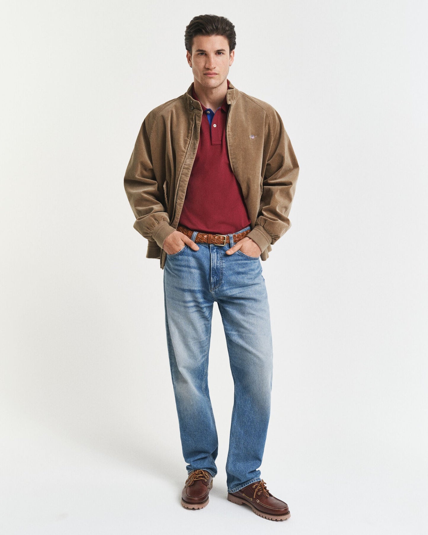 Contrast Pique Polo Shirt