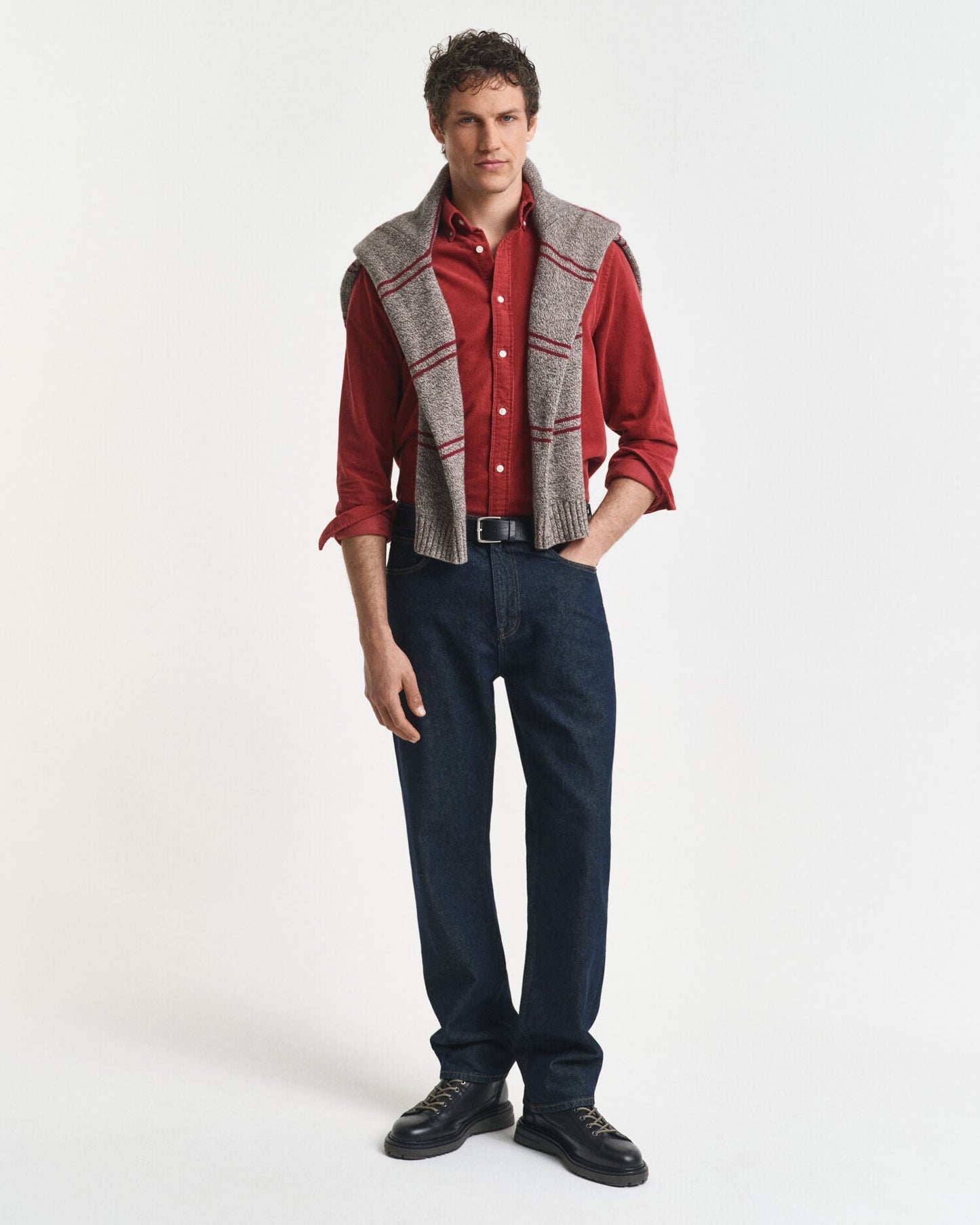 Regular Fit Cotton Corduroy Shirt
