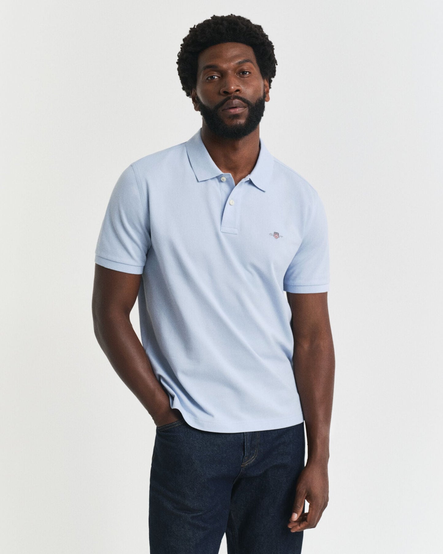 Regular Fit Shield Pique Polo Shirt