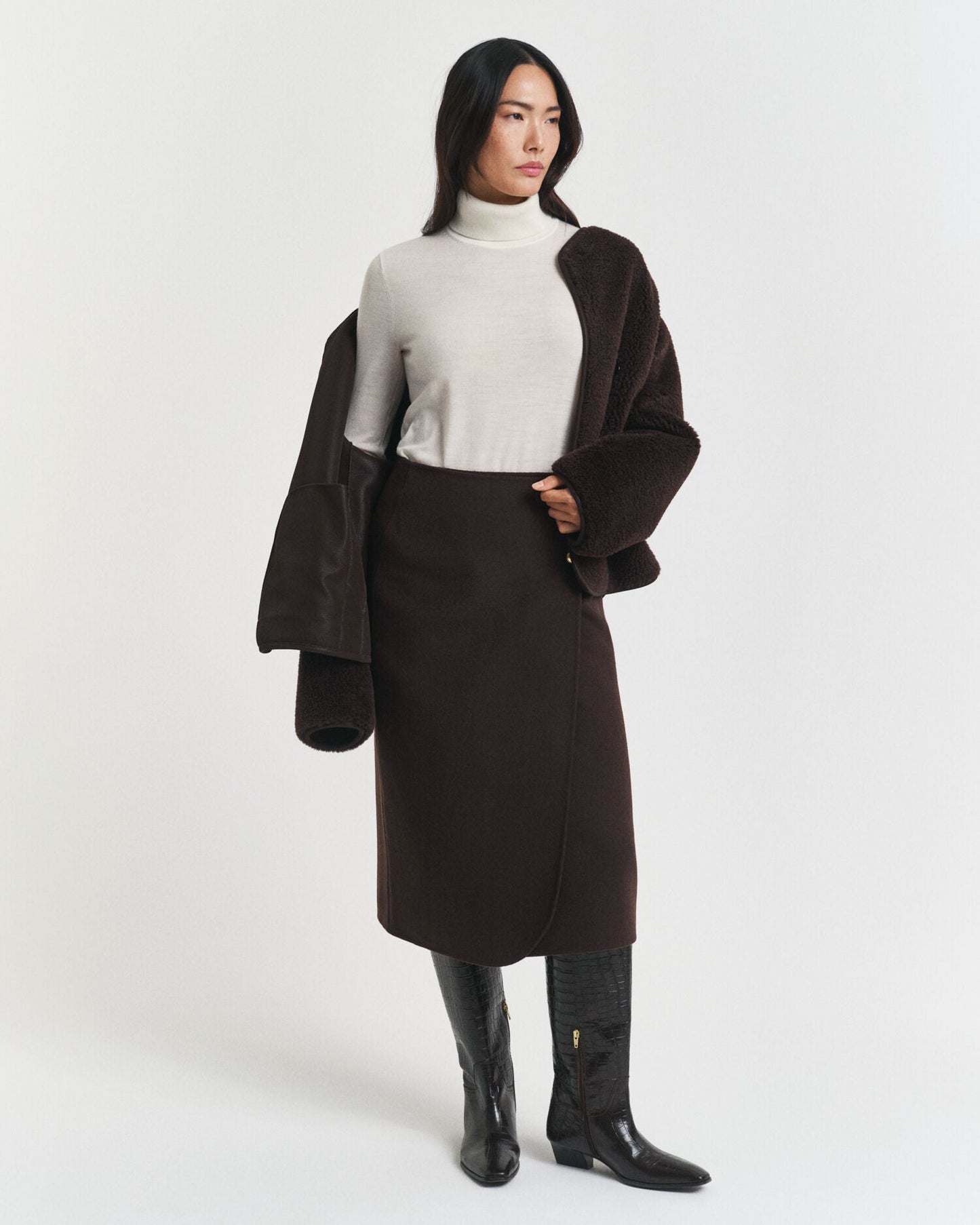 Extra Fine Merino Wool Turtleneck Sweater