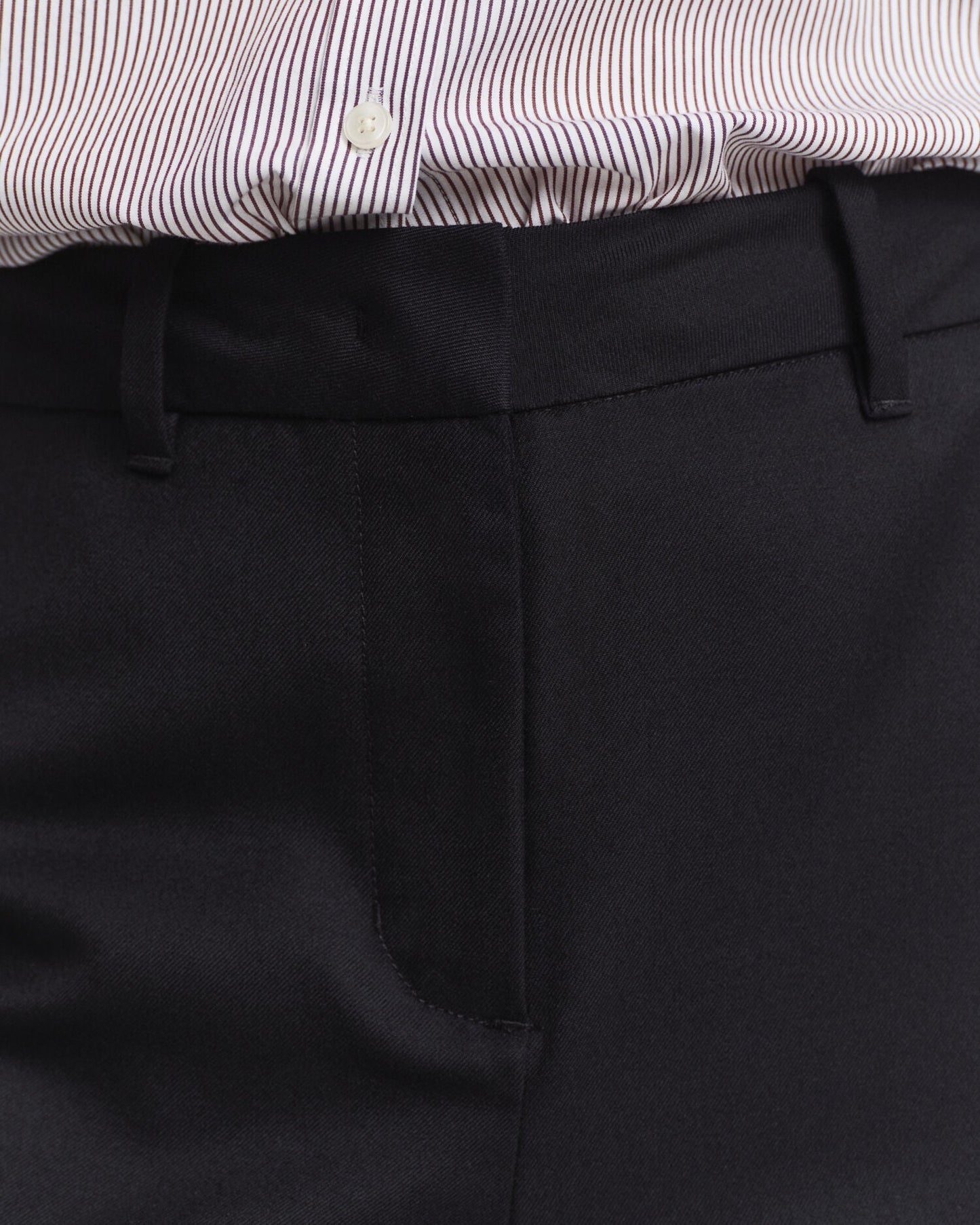 Tailored Wool Blend Pants