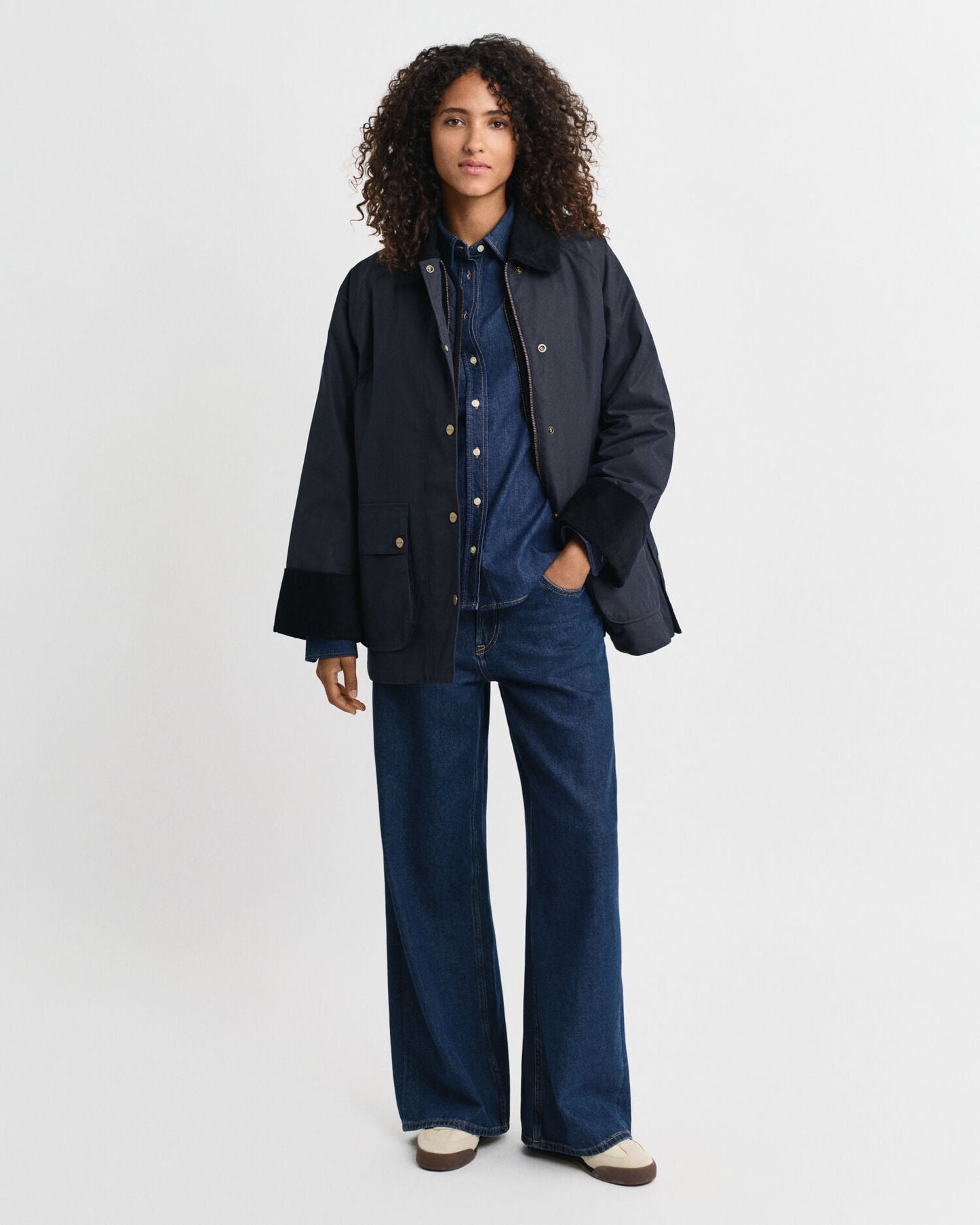 Waxed Cotton Double Decker Jacket