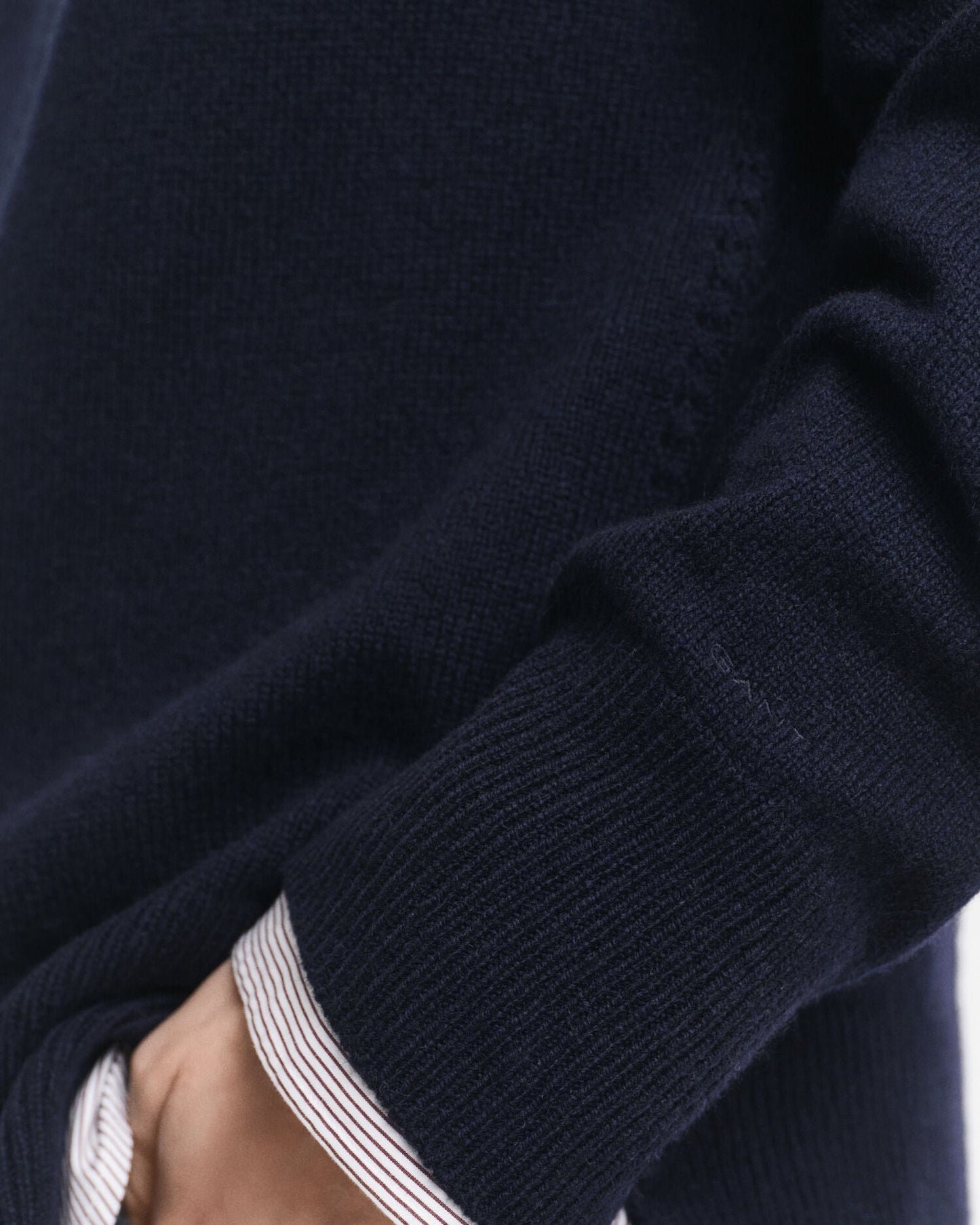 Soft Wool Cashmere Blend Crew Neck Sweater