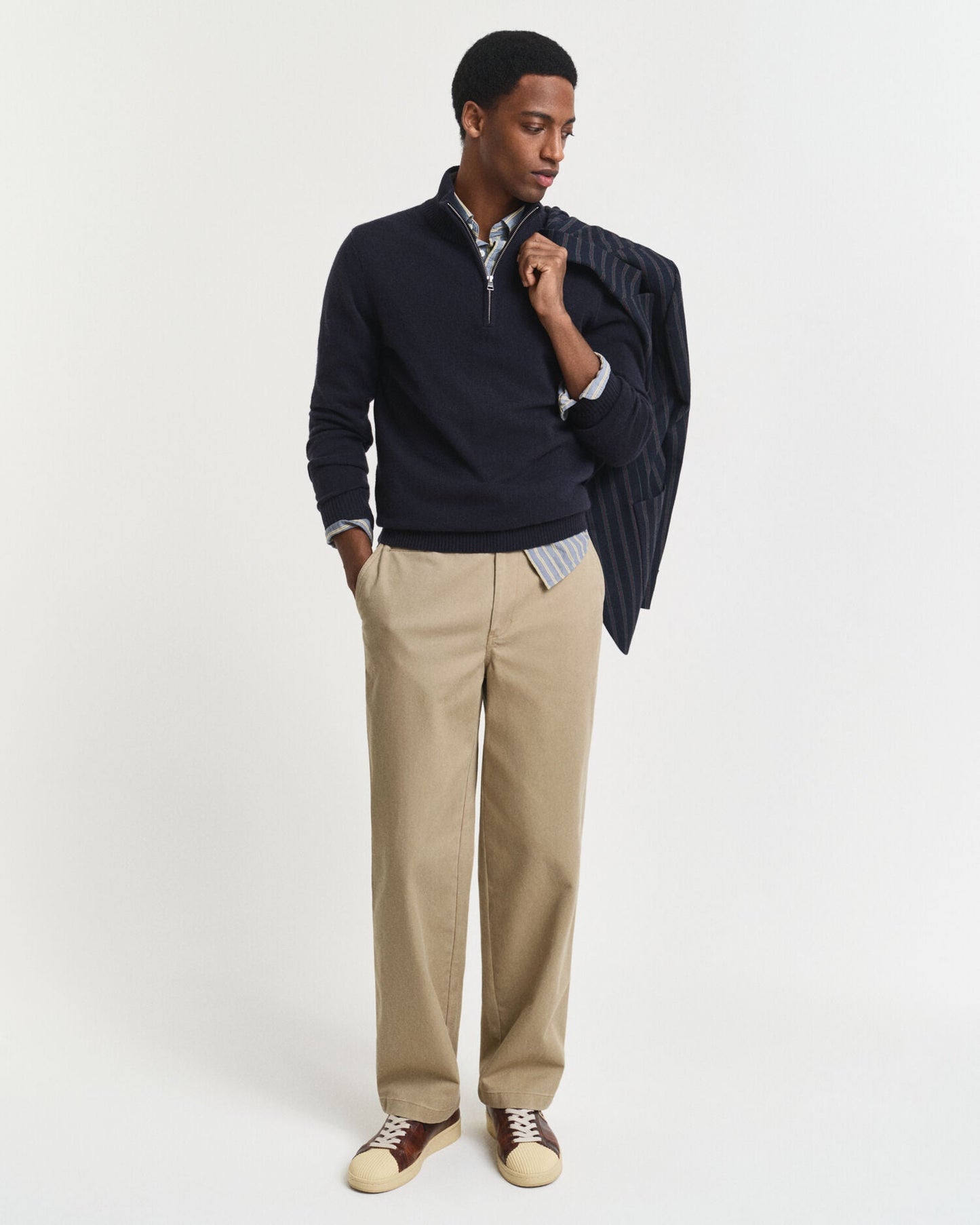 Cashmere Half-Zip Sweater