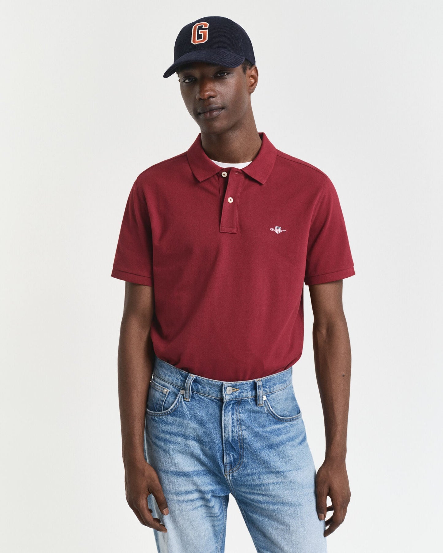 Regular Fit Shield Pique Polo Shirt