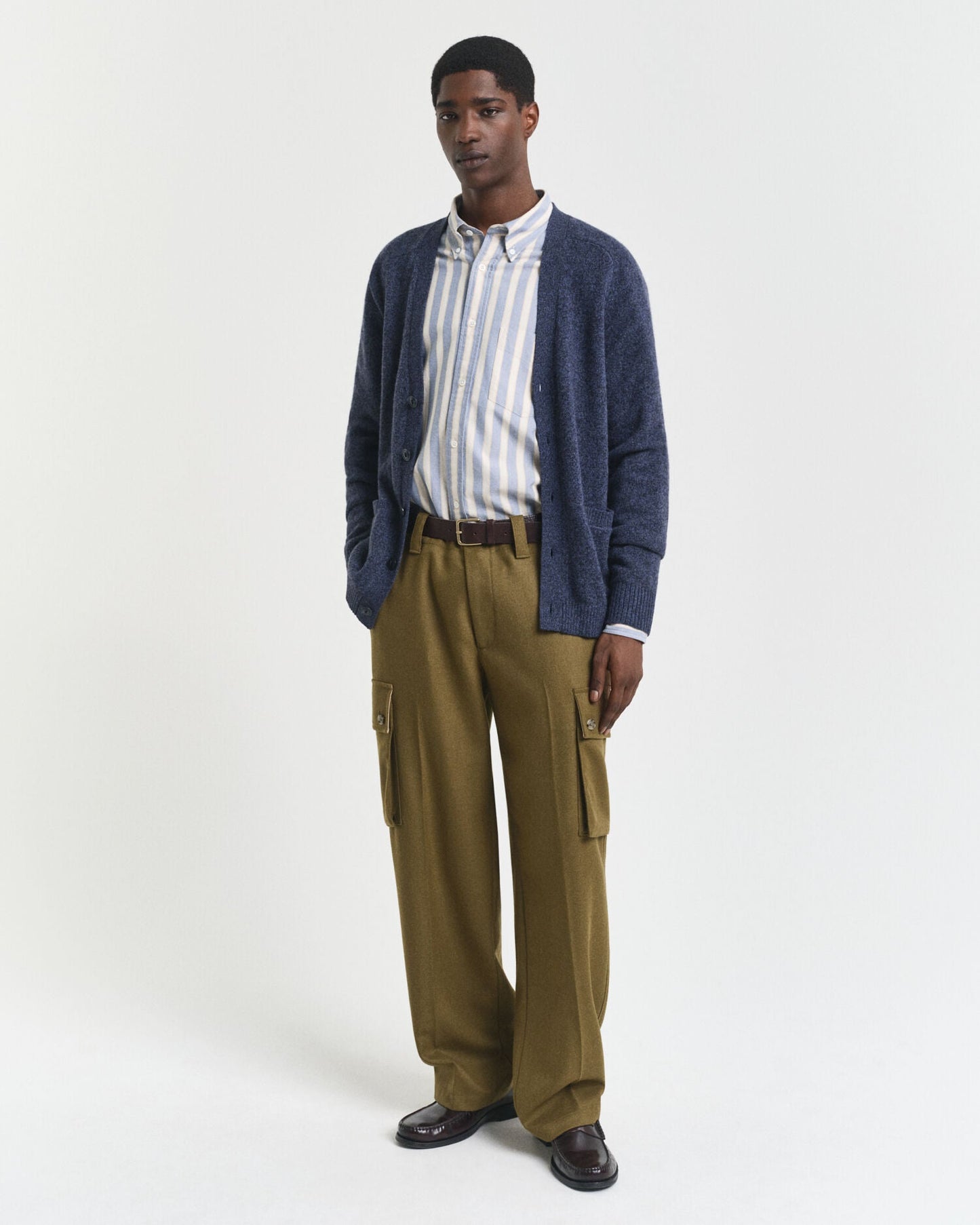 Wool Blend MoulineCardigan