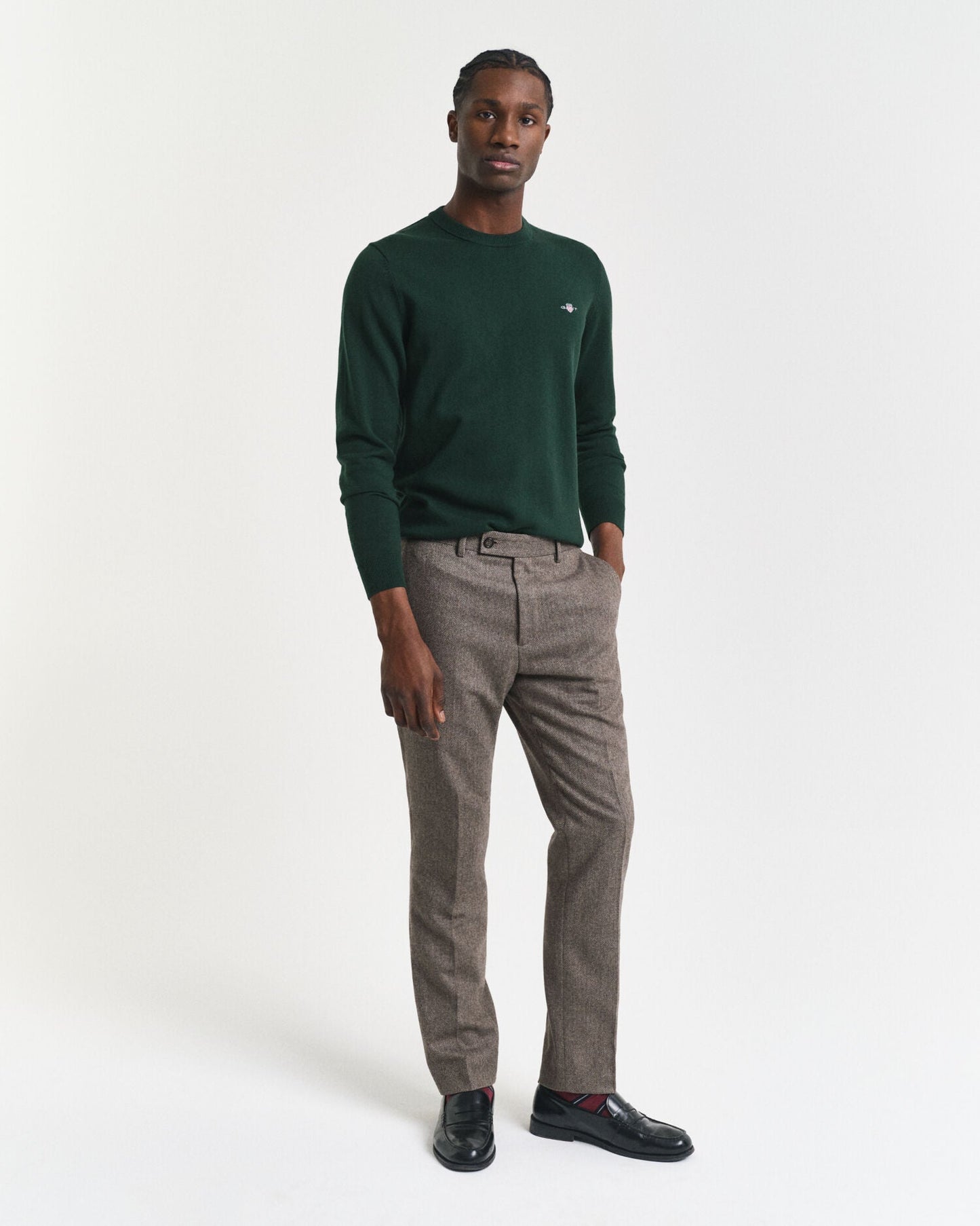 Classic Cotton Crew Neck Sweater