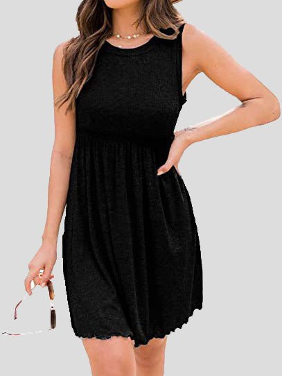 Stunncal High Waist Knit Vest Dress